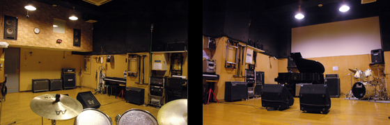京都,バンド,リハーサルスタジオ
グランドピアノを設置した京都駅近くの音楽スタジオ
NORIKI STUDIO　Aスタジオ